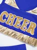 Kinder Mädchen Cheerleader Gr. 122-128 Cm Kostüm Komplettes Produktbild-Vorschau 3