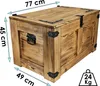 CREATIVE COOPER dřevěná truhla, truhla na poklady, úložný Náhled obrázku produktu 2