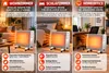 Riscaldatore a onde Mauk 1500W con termostato Anteprima dell’immagine prodotto 2