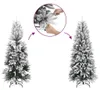 vidaXL Sapin de Noël artificiel enneigé 120 cm PVC&PE Voir les images du produit 6