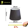 Lampenschirm E27 Tischlampe Stoffschirm Tischleuchte Lampe Produktbild-Vorschau 5