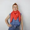 Baumwolltuch - rot - blutorange Lurex silber - Produktbild-Vorschau 6