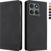 A product image showing a black flip-style phone case from two angles, with a color swatch palette on the right. Produktbild-Vorschau