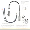 Lenz KALANI² Küchenarmatur Edelstahl-  Profi-Pendelbrause, Produktbild-Vorschau 5