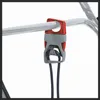 Einhell GE-SA 1640 lawn scarifier 1600 W 48 L Black, Red Voir les images du produit 15