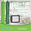A marketing image showing replacement parts for an iRobot Roomba vacuum cleaner, including brushes and a filter, with compatibility information listed. Produktbild-Vorschau