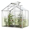 Gewächshaus Jasmin 2 Alu-Rahmen 192x131cm Produktbild-Vorschau 1
