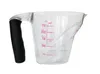 MESSBECHER 250ml transparent aus Kunststoff mit Griff Skala Produktbild-Vorschau 2