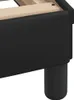vidaXL Bett mit Matratze "Dover" Schwarz 90x200 cm Produktbild-Vorschau 4