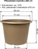 MePla - Pflanzkübel Cylindro ø 80 taupe Produktbild-Vorschau 2