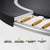 Trampolino da terra premium con rete di sicurezza – Anteprima dell’immagine prodotto 12