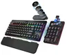 A set of computer peripherals including a keyboard, a numpad, and a display stand, presented on a white background. Anteprima dell’immagine prodotto