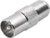 Adattatore accoppiamento F - spina coassiale 9,5 mm Anteprima dell’immagine prodotto 2