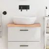 vidaXL Umyvadlová deska světle hnědá 60x40x(2-4) cm Náhled obrázku produktu 2