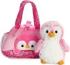 Aurora, Fancy Pals Peek-a-Boo Penguin Pink 8in/20cm Náhľad obrázku produktu 2