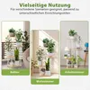 CMYbabee 4 Etagen Hölzern Metall Pflanzenständer Innen Produktbild-Vorschau 7