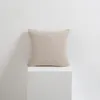 Dunkelbeige Baumwoll-Musselin Kissenbezug 40x40 für Produktbild-Vorschau 1