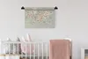 MuchoWow® Wandteppich Wandbehang Weltkarte Kinder - Dino's Produktbild-Vorschau 2