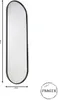Fragix Ganzkörperspiegel, Metall, Schwarz, Oval, 130x40, Produktbild-Vorschau 4