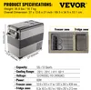 VEVOR Tragbare Kühlbox 55L Auto Kühlbox für Auto und Produktbild-Vorschau 8