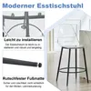 MODFU 2er-Set Barová židle s „plovoucím“ designem, Náhled obrázku produktu 4