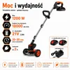 Podkaszarka Akumulatorowa 21V 3w1, 1200W, 2×2,0Ah Podgląd zdjęcia produktu 2