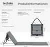tectake® 2er Set Strandmatte Mina inkl. Aufbewahrungstasche Produktbild-Vorschau 2