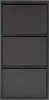 Furni24 Metall Schuhschrank Schwarz schmal – Schuhkipper Produktbild-Vorschau 11