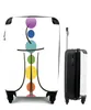 MuchoWow® Koffer Handgepäck Trolley Rollkoffer Kleine Produktbild-Vorschau 1