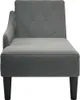 vidaXL Chaiselongue mit Kissen und Rechter Armlehne Produktbild-Vorschau 3