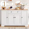 Merax Sideboard mit Schubladen und Regaltüren, Kommode mit Produktbild-Vorschau 9