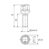 Bullone ruota M14x1,5, lunghezza filettatura: 45 mm, Anteprima dell’immagine prodotto 2