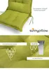 sunnypillow 2er Set Gartenstühle und Gartenstuhlauflagen Produktbild-Vorschau 5
