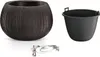Prosperplast Blumentopf BETON BOWL WS 29 cm Blumenampel Produktbild-Vorschau 3