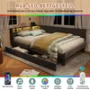 UnboxG Polsterbett 140x200 cm mit Lattenrost, Samtbett mit Produktbild-Vorschau 4