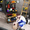 HOMCOM Pracovný stôl 80 x 40,5 x 155 cm s dierovanou Náhľad obrázku produktu 9
