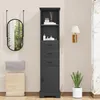 MODFU: mobile da bagno alto con tre cassetti e doppio Anteprima dell’immagine prodotto 2