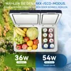 Glacière Puluomis 45 L à 2 zones et 2 portes, compresseur Voir les images du produit 5