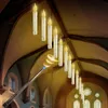 A magical scene with floating LED candles being lit by a wand in a grand hall. Produktbild-Vorschau