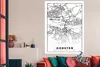 MuchoWow® Poster Stadtplan - Dorsten - Karte 120x180 cm - Produktbild-Vorschau 3