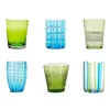 ZAFFERANO Melting Pot 6 Mischgläser Bicolor Aquamarin/Grün Produktbild-Vorschau 2