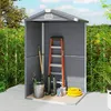 Outsunny Gerätehaus 1,1m², Geräteschuppen mit Satteldach, Produktbild-Vorschau 8
