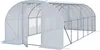 Serra Tunnel TOOLPORT con porta a battente, 3x6m telo in PE Anteprima dell’immagine prodotto 1