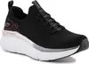 A studio shot of a black Skechers sneaker. Náhled obrázku produktu