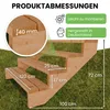 Terrassentreppe aus Lärche Treppe Stufen Wangentreppe Produktbild-Vorschau 3