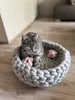 Aumüller Katzenkorb Grobstrick - Kuschelhöhle für Katzen, Produktbild-Vorschau 2