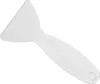 A white plastic ice scraper is shown against a white background. Produktbild-Vorschau