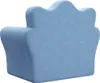 vidaXL Schlafsofa für Kinder Blau Weich Plüsch Produktbild-Vorschau 6