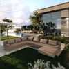 TRADA Narożnik ogrodowy Bahama XXL Beżowy Lewy 410x298 cm Podgląd zdjęcia produktu 1