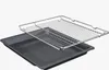 A baking tray and rack are shown against a light gray background. Produktbild-Vorschau